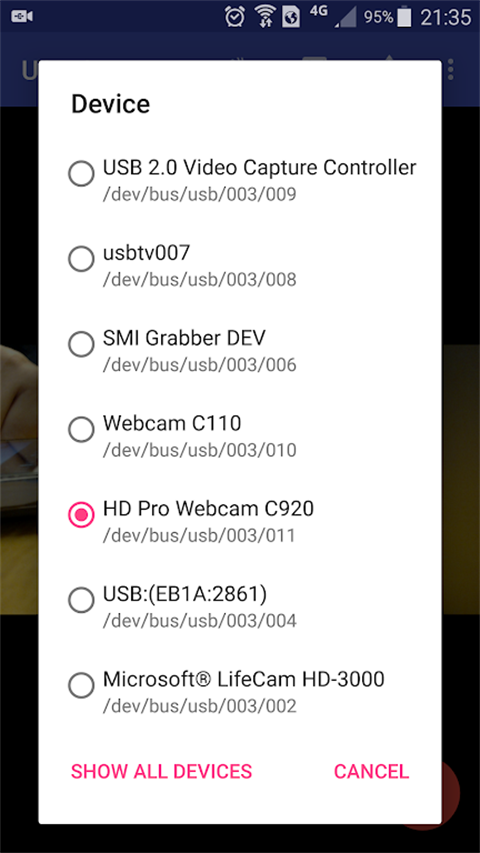 usb摄像头
