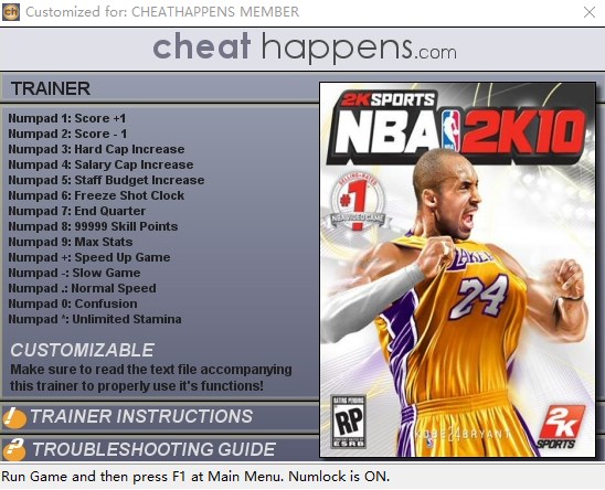 NBA2K10修改器