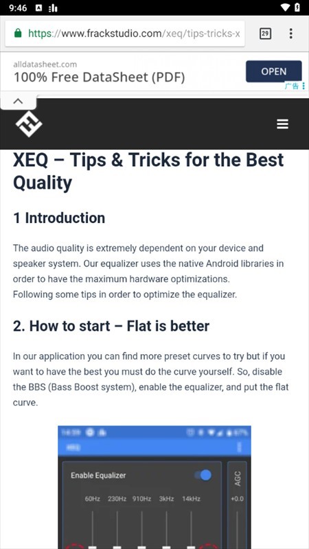 XEQ均衡器中文版