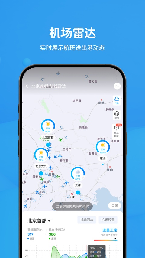 飞常准航班动态实时查询